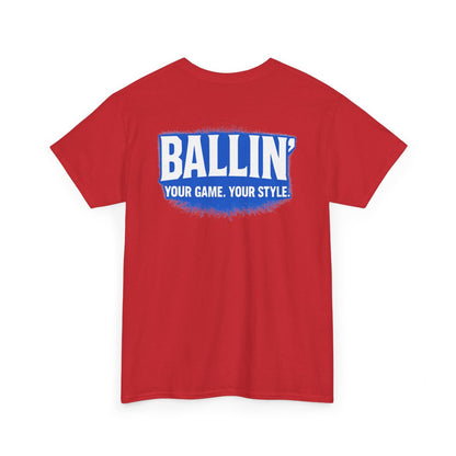 Short Sleeve Red Lacrosse Tee Shirt
