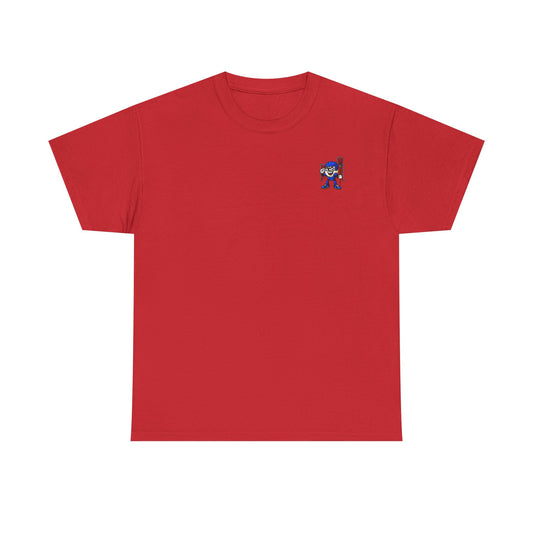 Short Sleeve Red Lacrosse Tee Shirt