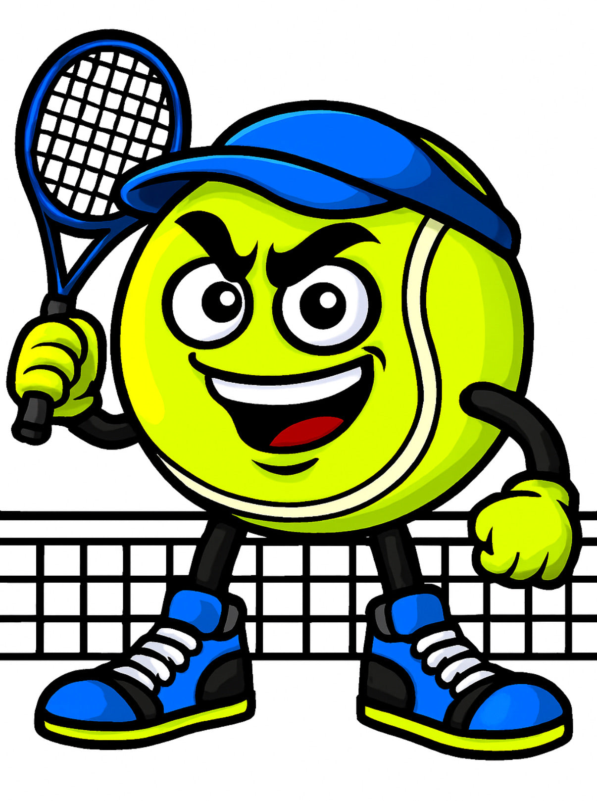 Black Tennis Sweatshirt