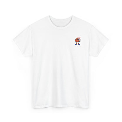 Short Sleeve White Basketball Tee Shirt