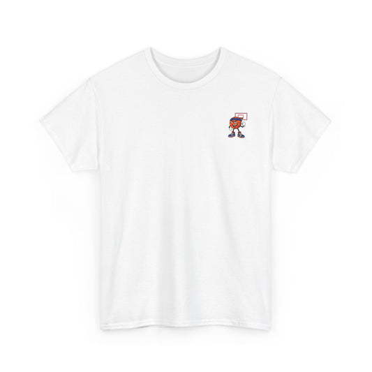 Short Sleeve White Basketball Tee Shirt