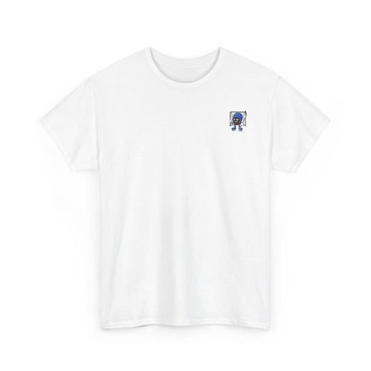 Short Sleeve Hockey White Tee Shirt