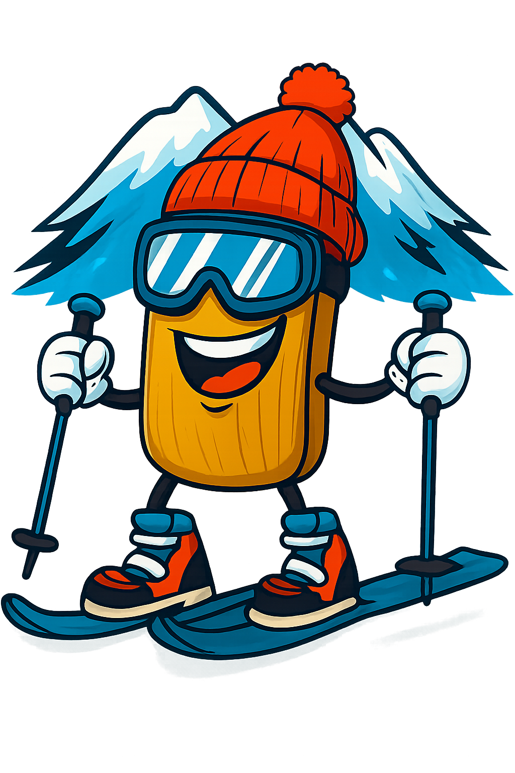 Black Ski Sweatshirt