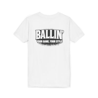Short Sleeve White Baseball Tee Shirt